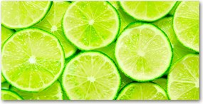 Fotótapéta falra edzett üveg lime 140x70