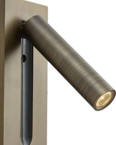 2 darabos modern fali lámpa szett sötét bronz színben LED-del - Plaza