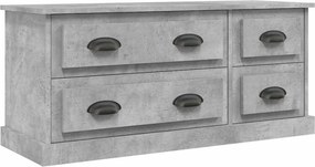 vidaXL betonszürke szerelt fa TV-szekrény 100 x 35,5 x 45 cm