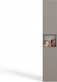 Faenza Nel III fürdőszoba szekrény, 30x31x174 cm, agyag színű