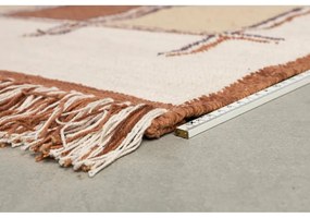 Terrakotta színű pamut szőnyeg 160x230 cm Gambit – Dutchbone