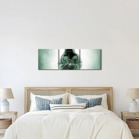 Kép - Szerzetes a sötétben (órával) (90x30 cm)