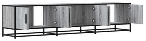 szürke sonoma színű szerelt fa TV-szekrény 180 x 35 x 41 cm