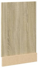 sonoma tölgy szerelt fa mosogatógép-panel 45 x 3 x 67 cm