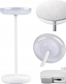 Kanlux Hermetikus Led asztali lámpa vezeték nélküli asztalhoz Meleg fehér