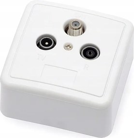 Átmenő aljzat Signal Rtv-sat R694110