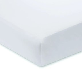 Fehér gumis pamut-szatén lepedő 150x200 cm Luxury Cotton Sateen – Bianca