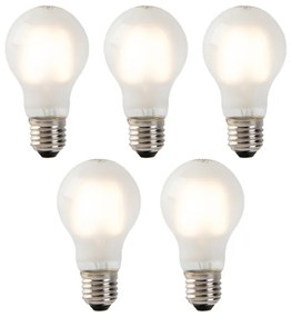 5 db-os készlet E27 LED izzó fagyasztott üveg A60 2W 180lm 2700K