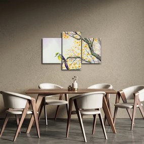 Kép - Akvarell madár a fán (90x60 cm)