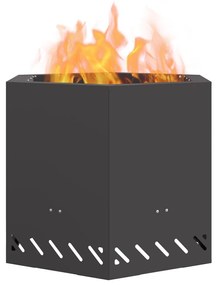 Tűzrakó Fekete 58 x 58 x 51 cm Acél