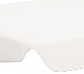 fehér csere ponyva kerti hintaágyhoz 150/130 x 105/70 cm