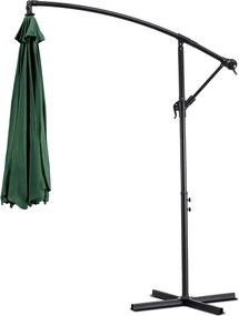 Kerti napernyő zöld színben AKRON