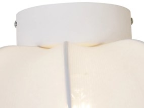 Japandi mennyezeti lámpa, fehér, 37 cm - Plu Asyesha