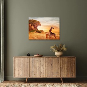 Kép - Zsiráfok Afrikában (70x50 cm)