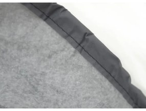 Szürke tűzrakó fedél 93x58 cm