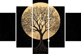 Kép – Fa arany teliholdban I. (150x105 cm)