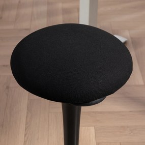 HOMCOM Álló Íróasztali Stool, Ergonomikus Zsámoly, Magasság Állítható 70-90 cm, 360° Forgatható Ülés, Széles Talprés, Csúszásgátló Párnákkal, Párnázot