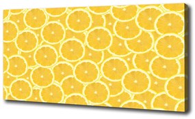 Feszített vászonkép Szelet citrom oc-138709638
