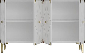 Alfa 120 - White, Gold