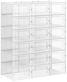 BOXIFY moduláris polcrendszer rekeszekkel, fehér