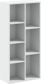 vidaXL fehér szerelt fa könyvespolc 50 x 25 x 105 cm