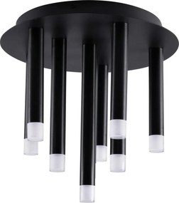 POLUX 326638 GLAM Glamour Mennyezeti Lámpa Fekete G9 IP20