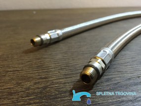 Csaptelep-bekötőcső-készlet woo-1482 hideg- és meleg vízhez, 40 cm