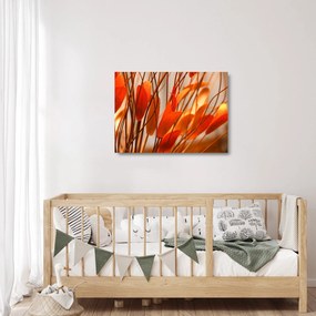 A szirmok képe (üvegen) (70x50 cm)