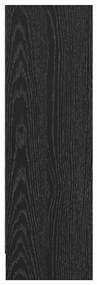 Könyvespolc Musta tammi 80 x 24 x 76 cm Faanyag