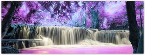 Fotótapéta flizelina 250x93 Lila vízesés
