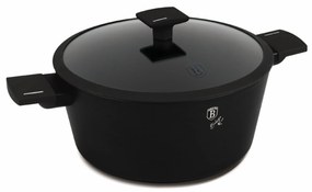 Matt fekete indukciós tapadásmentes nagy lábas 8 literes Berlinger Haus Matte Black