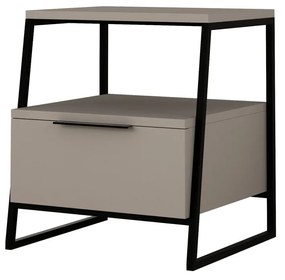 Éjjeliszekrény Pal Light Mokka 2