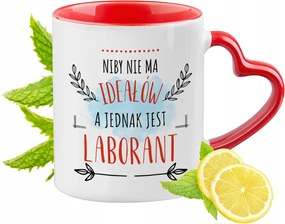 Laboránsoknak Piros, Szív alakú füllel Ajándék