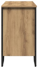 Fürdőszoba Mosdó Szekrény Artisan tölgy 91x35x60 cm Mérnöki fa