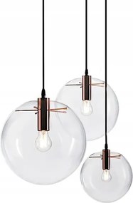 Üveg Függőlámpa Lámpabúra Rózsaszín Arany Toolight