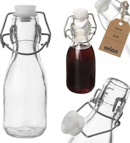 Palack üveg klipsz olaj ecet tinktúra likőr gyümölcslé 160 ml