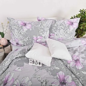 EMI Violet flanel ágyneműhuzat, A standard egyszemélyes ágy szett tartalma: 1x 140x200 + 1x 70x90