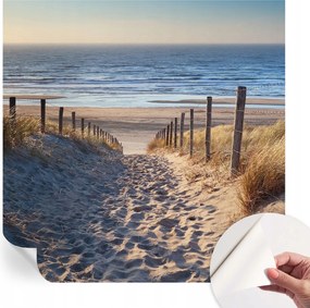 Öntapadós Dekoratív Fotótapéta Hálószobába Tengerparti ösvény 250x250 cm