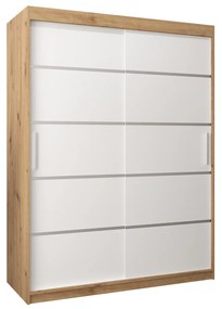 Ruhásszekrény 180 cm Verika 1 180 (artisan tölgy + fehér). 1063712
