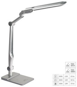 Prezent MENTOR I. 31208 Asztali lámpa 1x9W/LED 489lm IP20