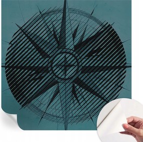 Fotótapéta Fali tapéta Hálószobába és Nappaliba Tengeri iránytű 250x250 cm