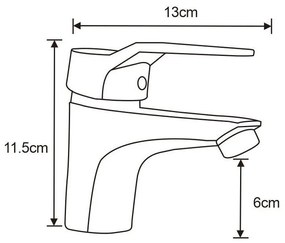 Mexen Caro DF62 fürdőszett, fekete, 746603DF62-70