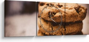 Cookies süti képe (órával) (90x30 cm)