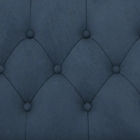 Sötétkék bársony kinyitható kanapé 236 cm Felix – Støraa