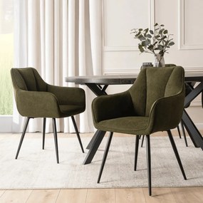 Elegáns Étkezőszék Zöld Színben. NAWARA