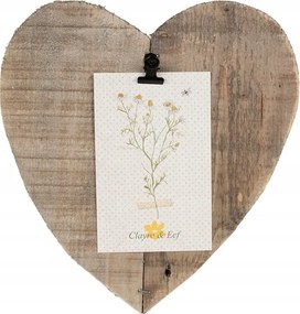 Geerjanne szív alakú fa képkeret 23x2x26 cm