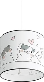 Fehér gyerek lámpa Puss – Sollux