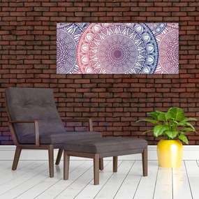 Mandala kép (120x50 cm)