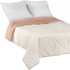 Ágytakaró 180x200 Steppelt Kétoldalas Kapa pléd Bézs ekrü