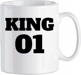 Kerámia bögre Valentin napi ajándék Neki King 01 Valentin nap